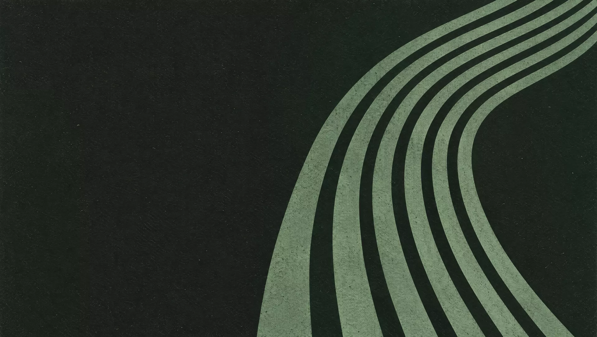 Abstract sage curves with a fine printed texture.