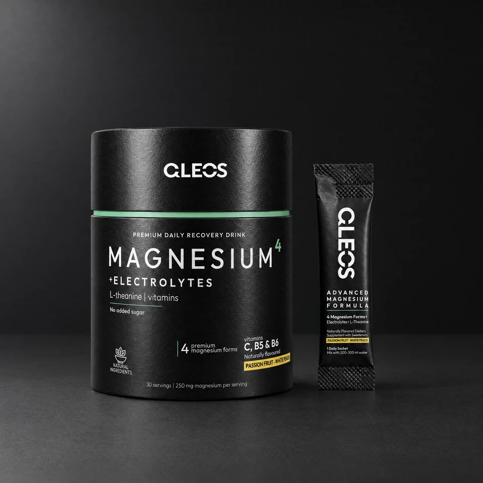 Magnesium⁴ + Electrolytes tube and sachet on graphite