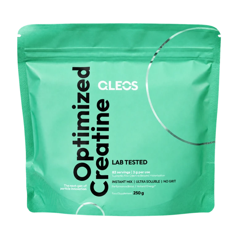 Optimized Creatine in the current LAB TESTED pouch.